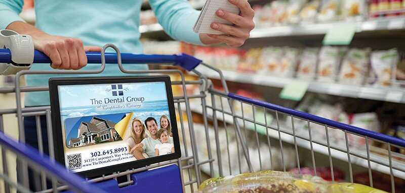 Grocery Store Cartvertising and Receipt Coupons Image