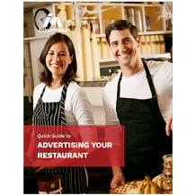 downloadable guide with advice for advertising your restaurant