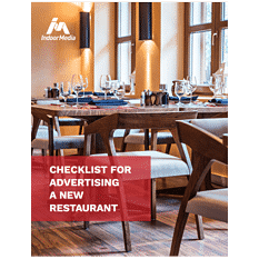 downloadable checklist with steps needed to advertise a new restaurant