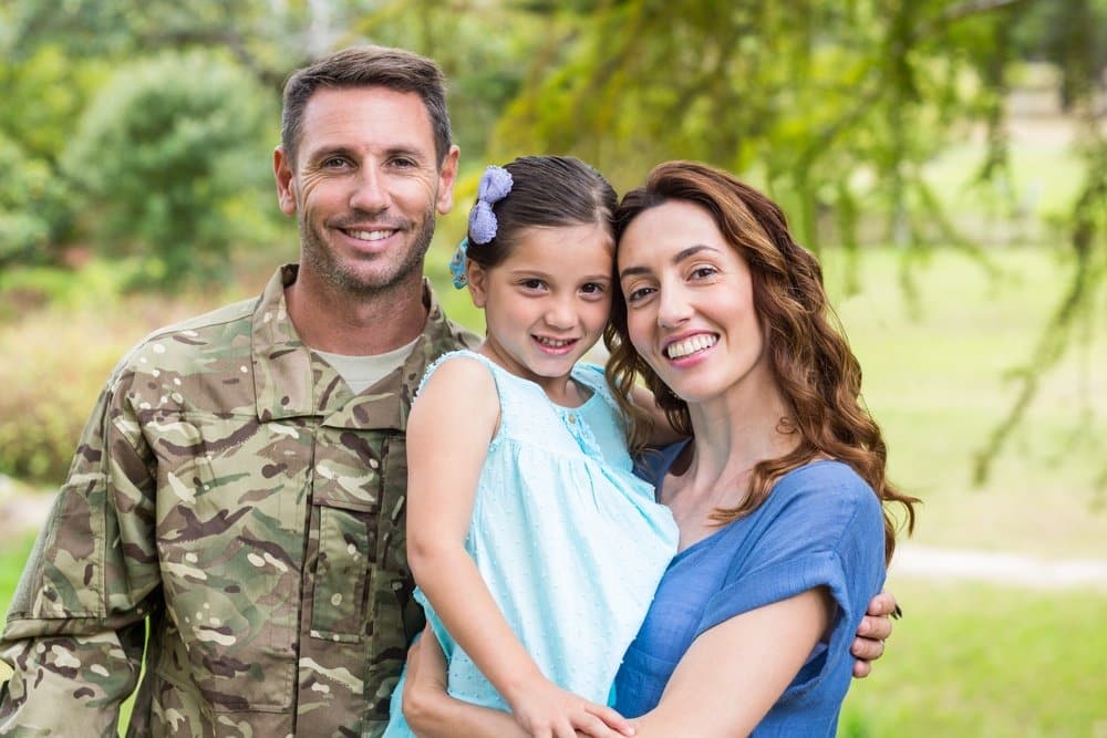 military spouse and family