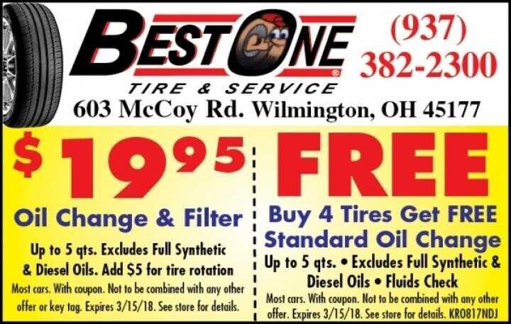 grocery store receipt coupon advertisement for oil change