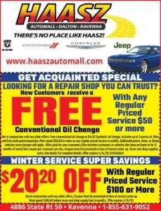 Haasz Auto Repair Shop Ad