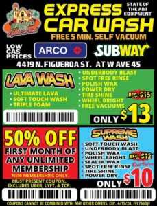 express car wash coupon