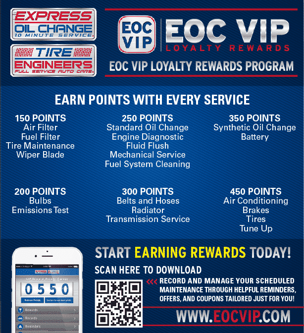 EOC VIP Loyalty Rewards Program Image