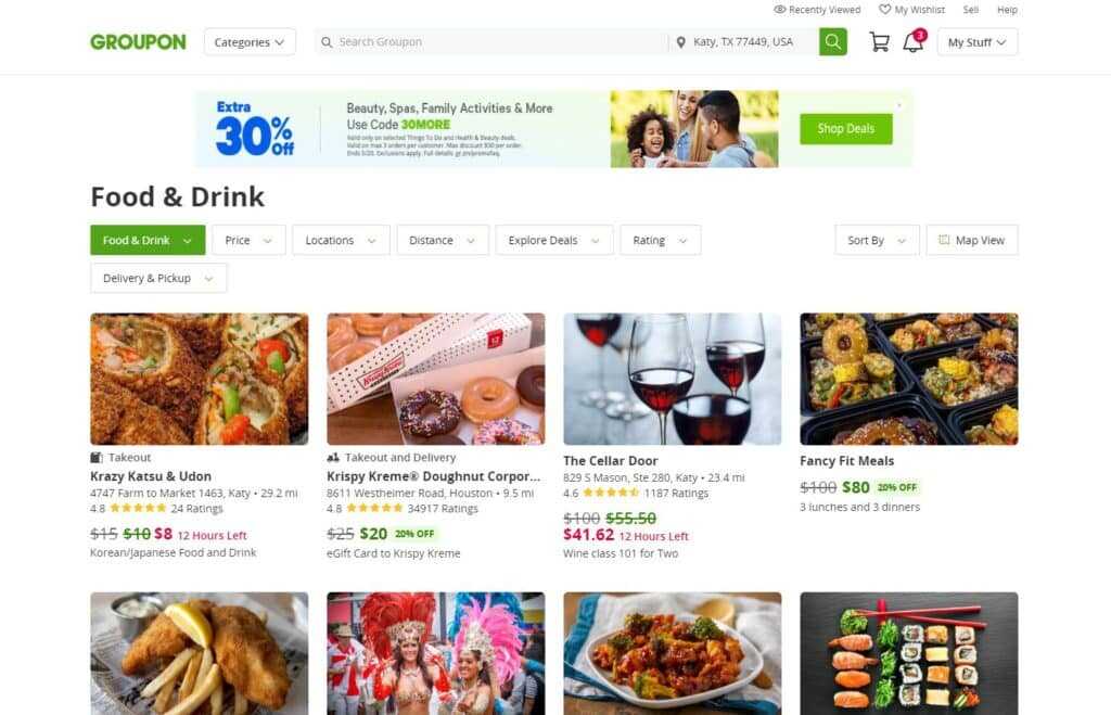 groupon restaurant deals