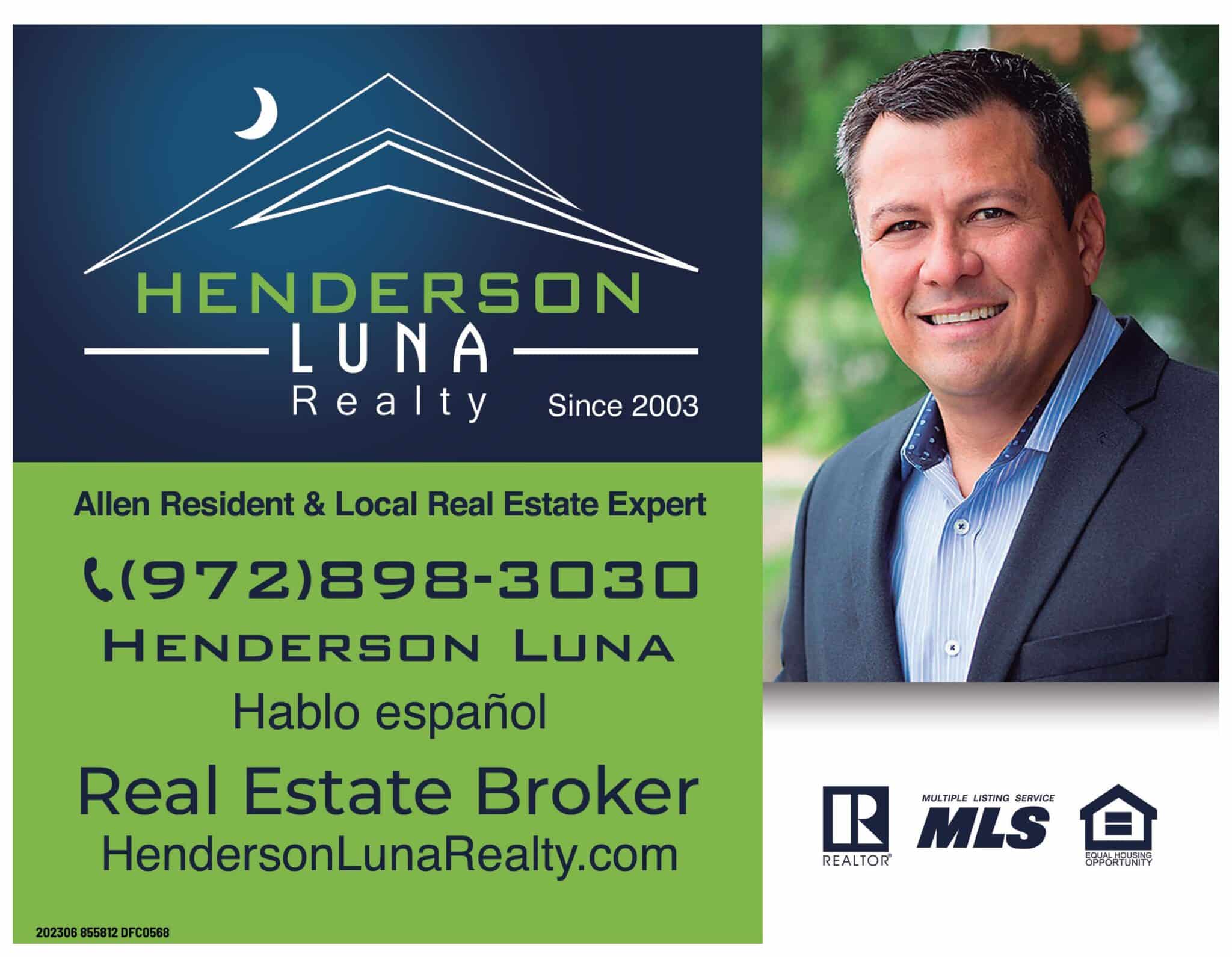 Henderson Luna Realty 972-898-3030