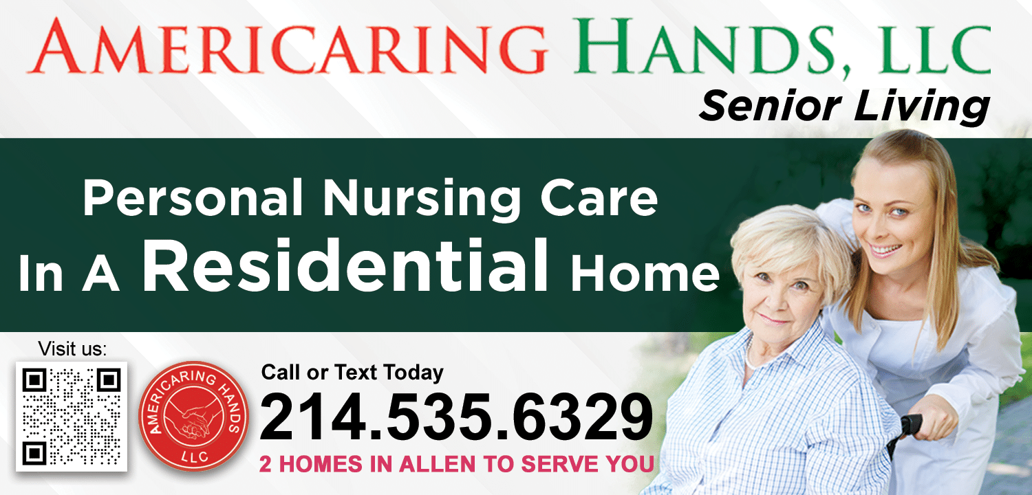 Americaring Hands, LLC Senior Living: Personal Nursing Care in a Residential Home. 214-535-6329