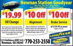 Newnan Station Goodyear Auto Repair Shop Ad