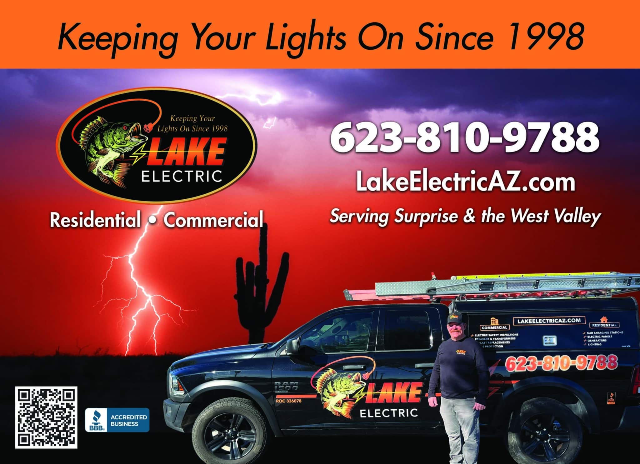 Lake Electric: Keeping Your Lights On Since 1998 623-810-9788