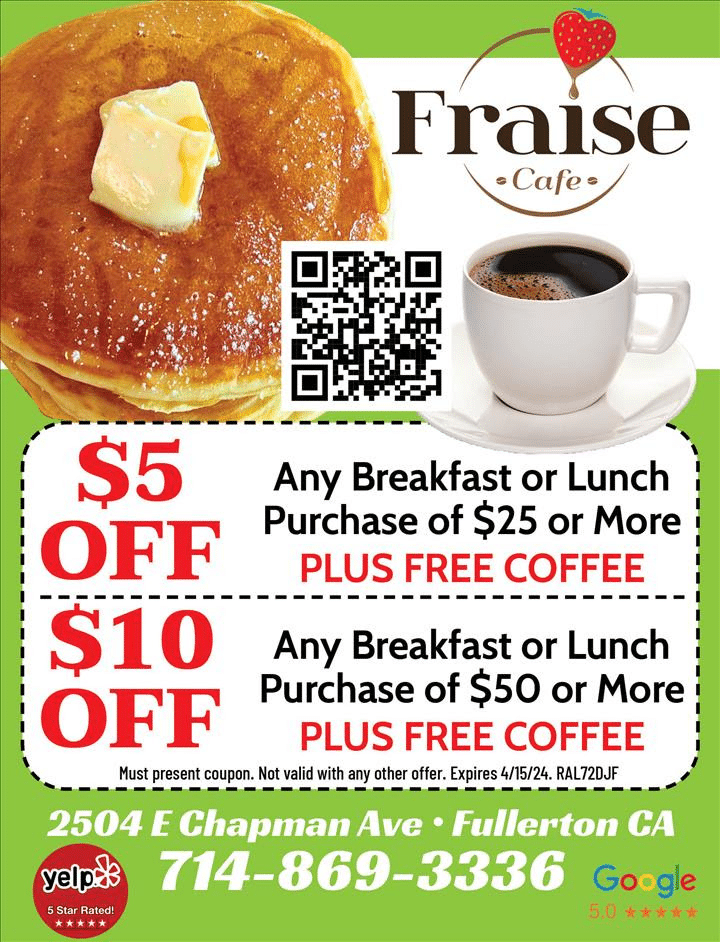Fraise Cafe SoCal LLC.