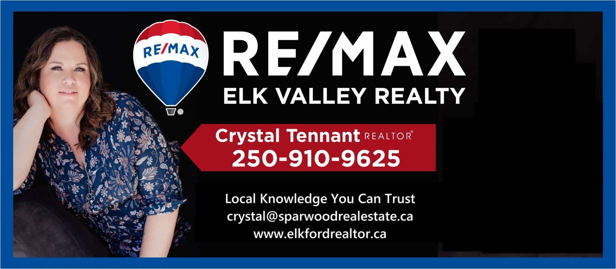 Crystal Tennant Personal Real Estate Corporation RE/MAX Elk Valley