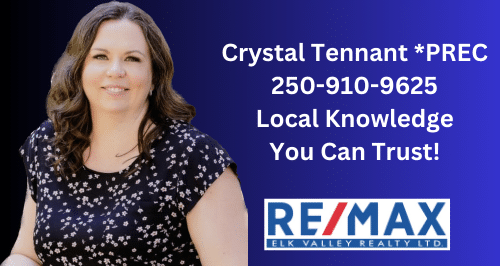 Crystal Tennant Personal Real Estate Corporation RE/MAX Elk Valley Realty