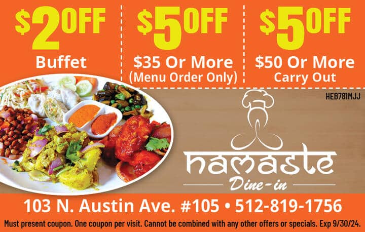 Namaste Dine In Nepal & Indian Cuisine