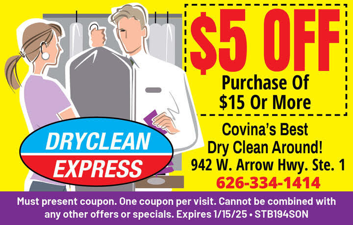 Dryclean Express-Covina LLC