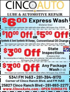 Cinco Auto Repair Shop Ad
