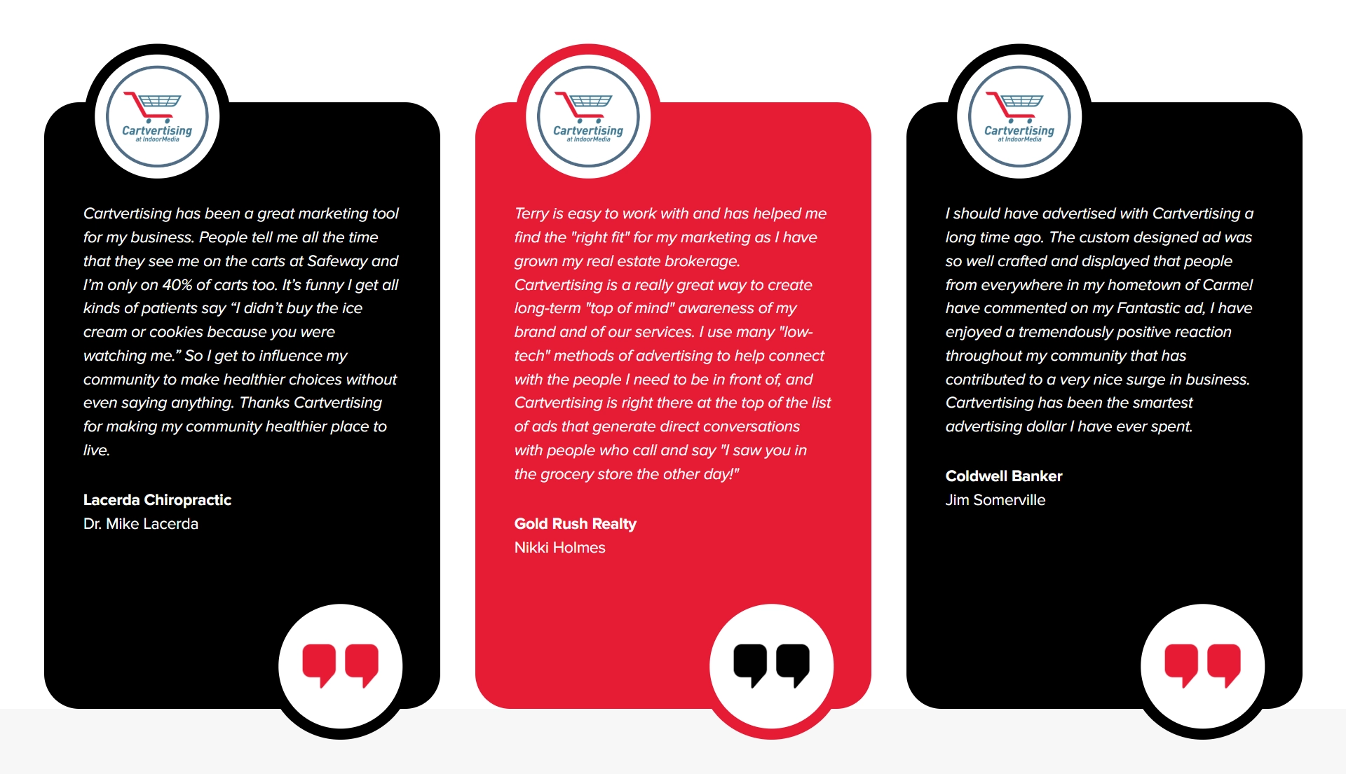 Testimonial Section