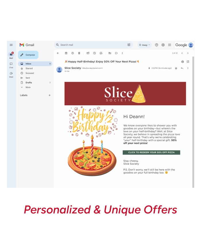 Personalized & Unique Offers